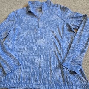 🌈 Athletic 1/4 Zip Long Sleeve Collared Top